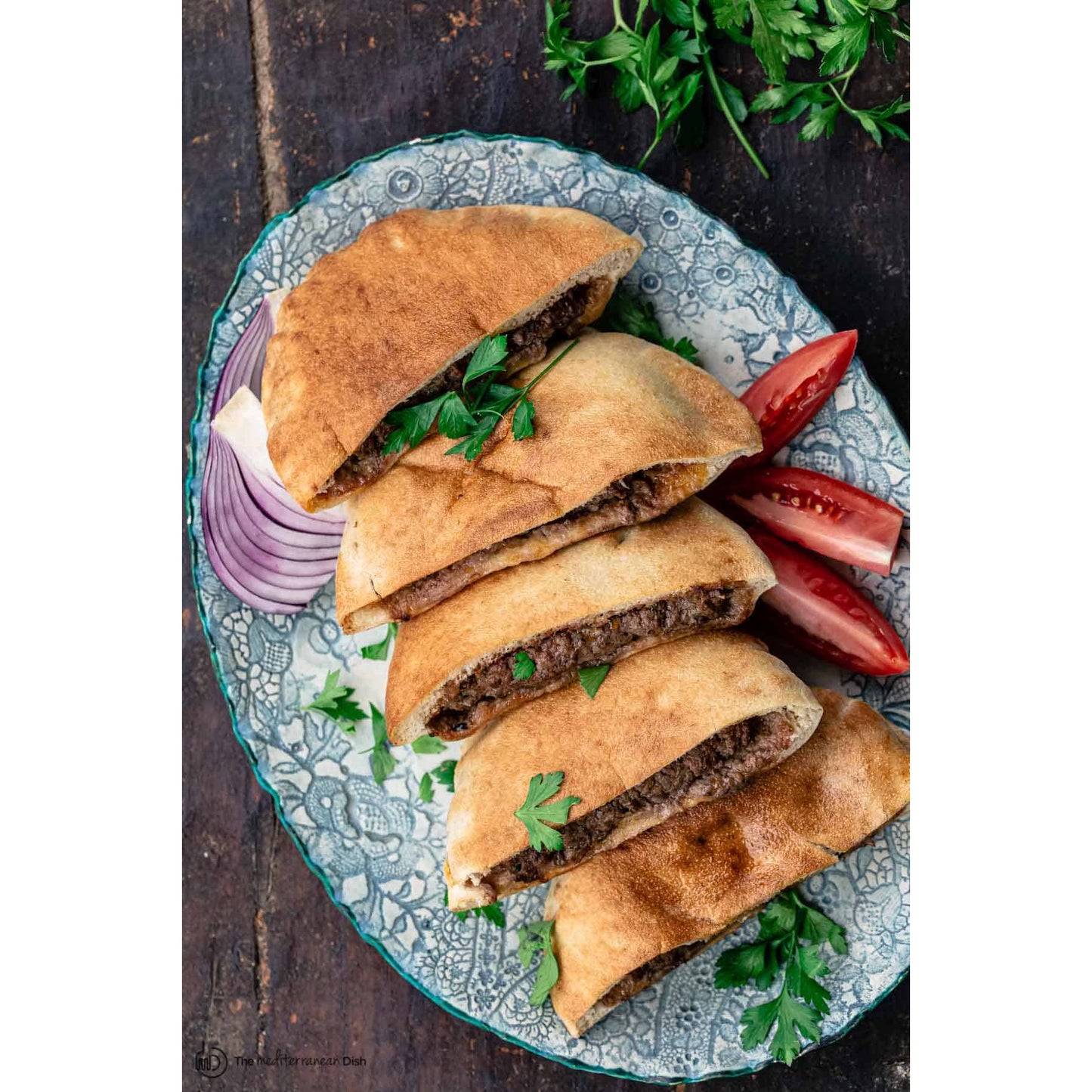 Hawawshi with Egyptian bread
